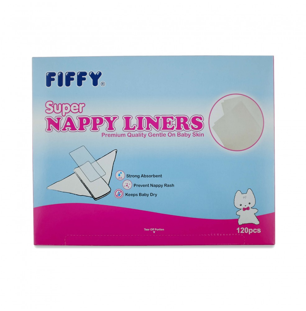 FIFFY SUPER NAPPY LINERS (120 S)